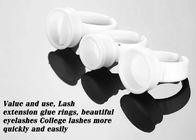 Weiße Plastikfinger-Ring-Tinten-Schalen für dauerhafte Make-upversorgung