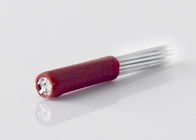 Kosmetik bilden rundes rotes Schattierungs-Blatt Microblading-Nadel-21