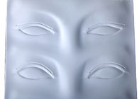 Die weiße einfache Praxis-Haut der Augenbrauen-3D erhalten Tinten-Tätowierungs-Praxis-Haut-Gummi-Material