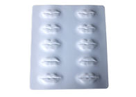 Haut gefälschte dauerhafte der Make-uppraxis-Gummihaut-weiße Lippen3d für Microblading