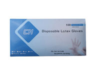 Flexible weiße Wegwerflatex-Handschuh-Tätowierungs-Zusätze für Tätowierungs-Operation