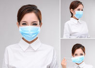 Medizinische Wegwerfmasken tätowieren die blaue sterile Breathable Maske/Staub-Beweis