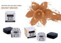 Sicheres Augenbrauen-Tätowierungs-Pigment dauerhafte Make-uppigmente 5 ml-Brünette-Browns