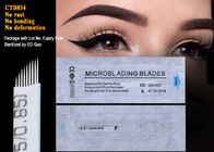 Blatt-Augenbrauen-Tätowierungs-Nadeln halb dauerhaftes Make-up Microblading Nano-0.18mm