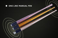 Drei Farben eine Linie manueller Stift Augenbraue Microblading für Augenbrauen-Dauerhaft-Make-up