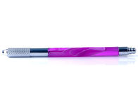 Purpurrote Microblading-Nadel-manueller Kristallstift mit Handpiece-Verschluss- Pin-Gerät