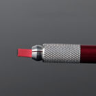 Flaches rotes Schattierungs-Blatt der Ombre-Augenbrauen-Tätowierung Microblading-Nadel-rotes Farbe#14