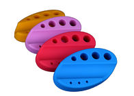 Silikon-Tätowierungs-Zusatz-Tinten-Schale und Stift-Halter in der gelben rosaroten und blauen Farbe