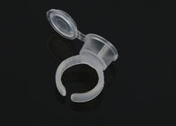 Transparente Eco-Tätowierungs-Tinten-Ring-Schale mit Kappe für dauerhaftes Make-up