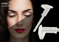 Dauerhafte Make-uptätowierungs-Zusatz-Plastikaugenbraue Vernier Calipers