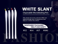 Weiße Schräge Wegwerf-Microblading Pen Logo Customized