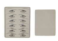 Silikon-materielle dauerhafte Make-uppraxis-Haut für kosmetische Augenbraue