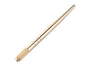 Goldene Augenbraue Microblading-Werkzeug-Tätowierung manueller Pen Microblading Hairstock