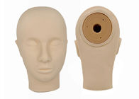 Make-uppraxis-Kopf-Modell des Naturkautschuk-3D mit geschlossenen Augen/Mund
