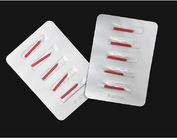 Rote Stickerei Tätowierung Microblading-Nadel-Gamma-Ray-Sterilisations-3D