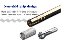 Handgemachtes kosmetisches Augenbraue Microblading-Werkzeug-Goldmanueller Tätowierungs-Stift
