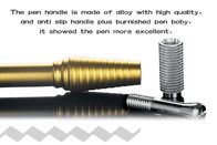 Goldhandgemachter manueller Tätowierungs-Stift für Augenbrauen-und Lippenoperation, dauerhafte Make-upwerkzeuge