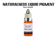 Färbt Natürlichkeits-reine Betriebsflüssige Pigment-frische orange Lippe Tinte mit 12 ml