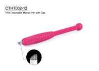 Rosa manueller Tätowierungs-Stift-Wegwerfaugenbraue Microblading-Stift-dauerhaftes Make-upwerkzeug