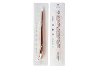 Make-uptätowierungs-Stift Champagne dauerhafter/Wegwerf-Microblading-Stift mit Blättern