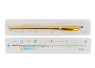 Goldener Wegwerf-Microblading Pen For Permanent Makeup