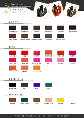 Jauche-dauerhafter Make-uppigment-Eyeliner Micropigment für PMU-Maschine